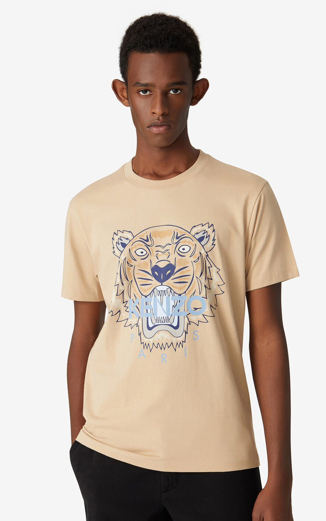 Kenzo Tiger Moška Majice Bež SI-2839548